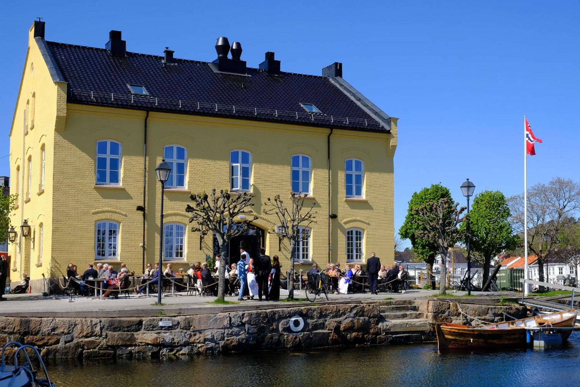 Det Lille Hotel Risør Eksteriør billede